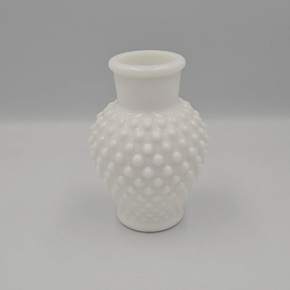 Vintage Milk Glass Vase - Small